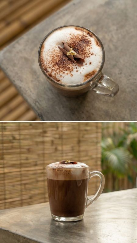 Chocolate Caliente con Crema